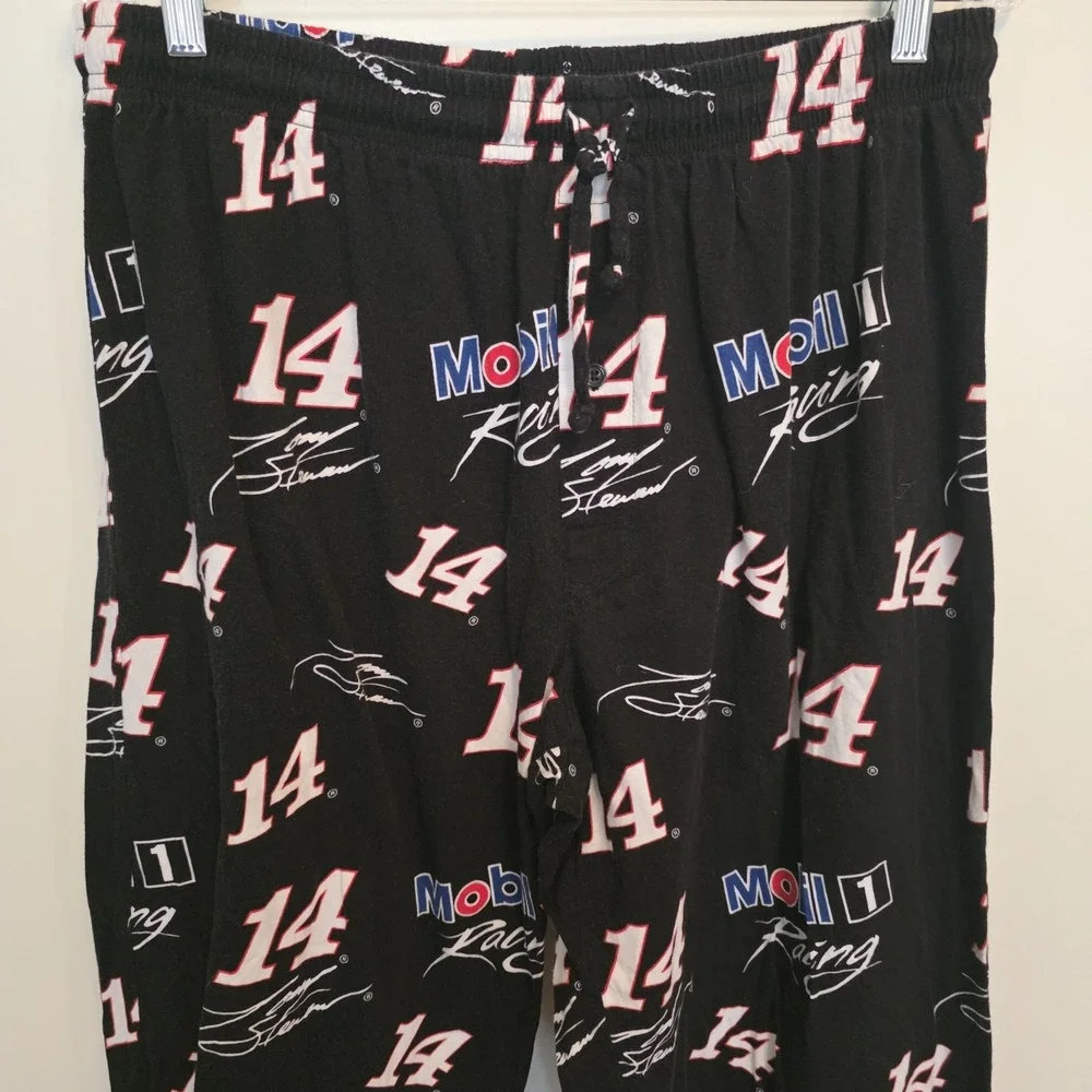 NASCAR Tony Stewart #14 Lounge Pants Pajama Pants Mobil Racing Mens Large